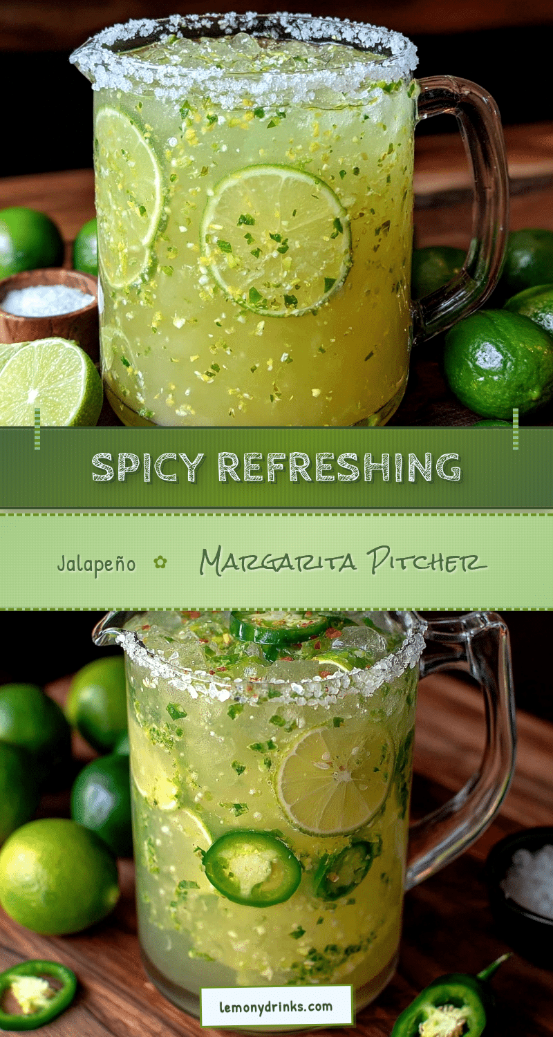 jalapeño margarita pitcher recipe
