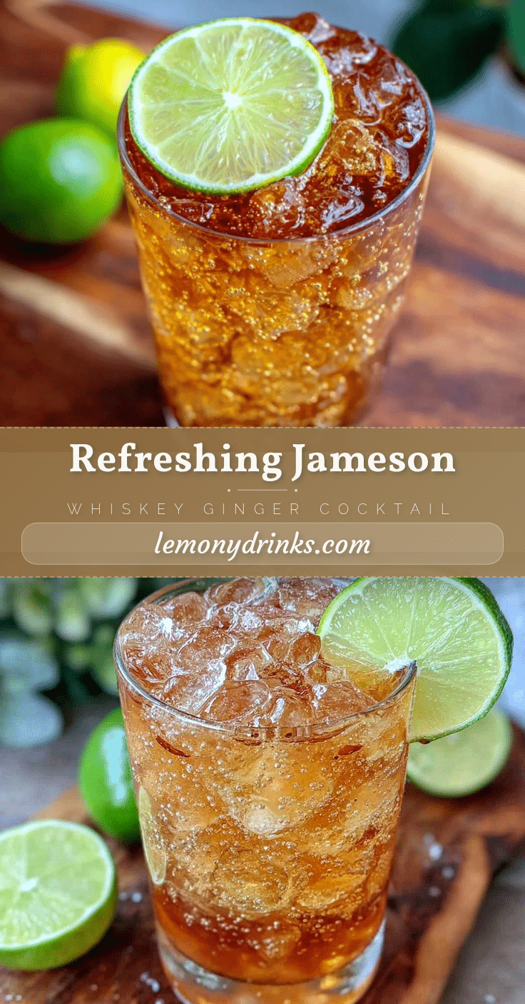 Jameson whiskey ginger cocktail recipe