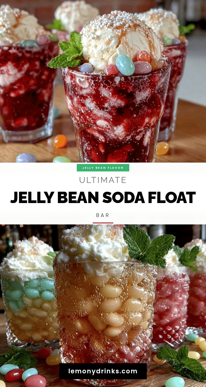 jelly bean soda float bar recipe