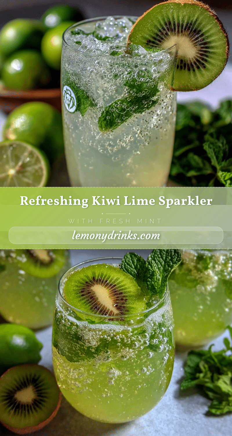 kiwi lime sparkler recipe