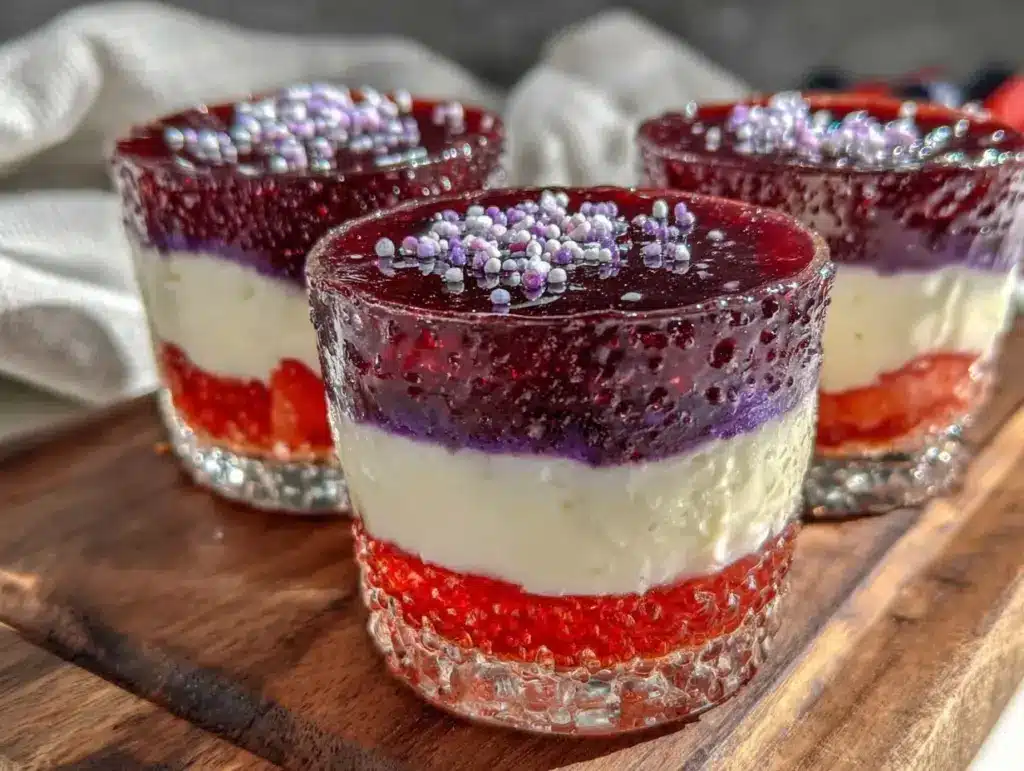layered jello shots - featured image