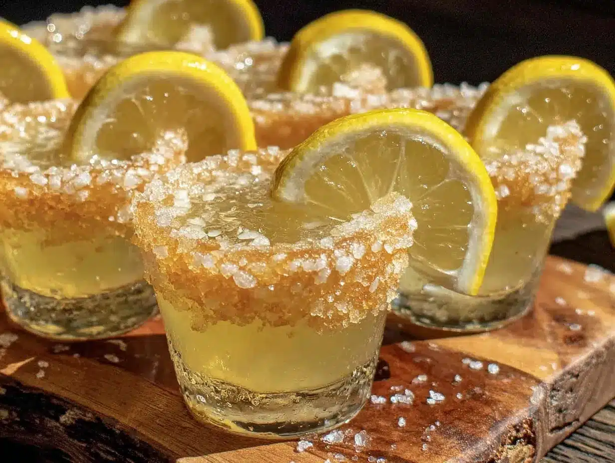 lemon drop shots recipe preparation steps