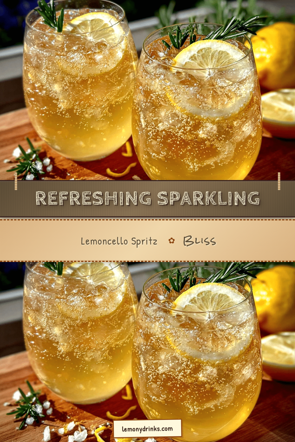 Lemoncello Spritz cocktail recipe