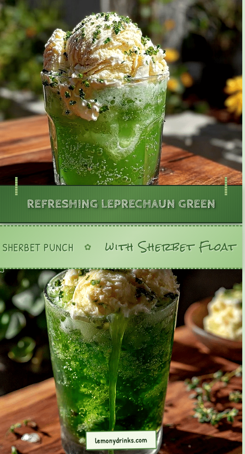 leprechaun green punch recipe