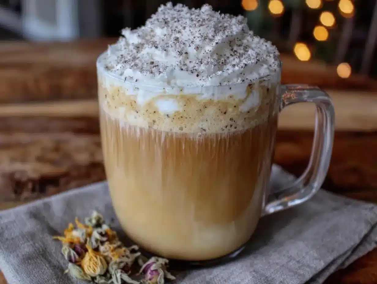 London Fog Earl Grey Latte preparation steps