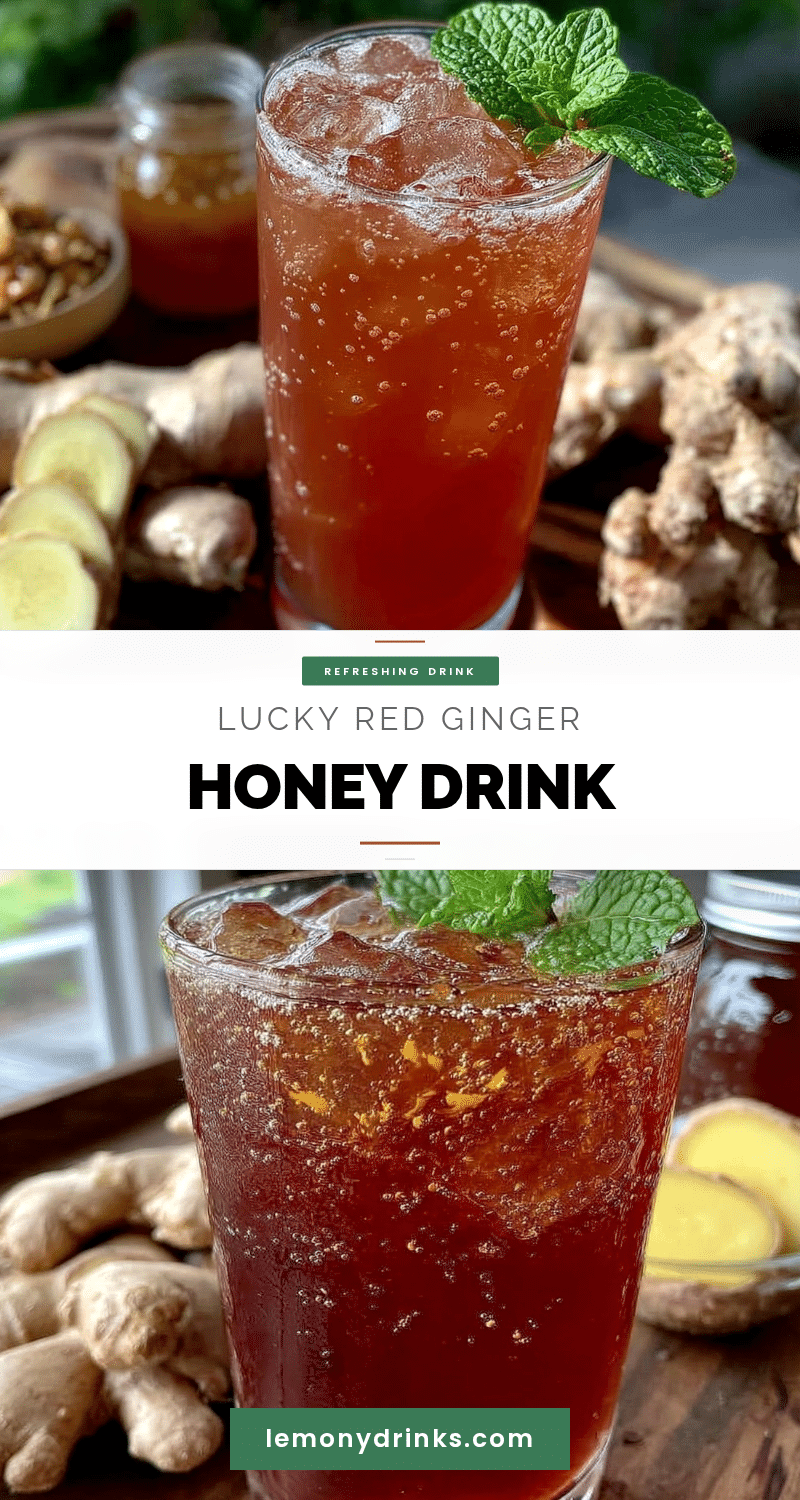 lucky red ginger honey drink recipe