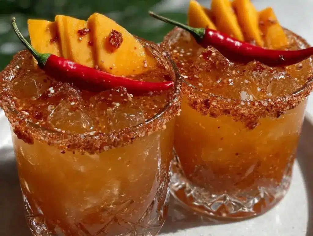mango chili margarita - featured image