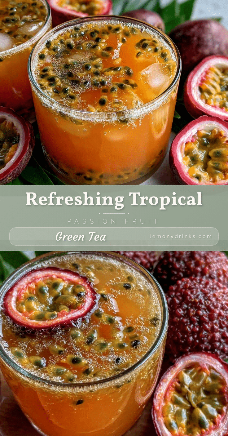 passion fruit green tea recipe