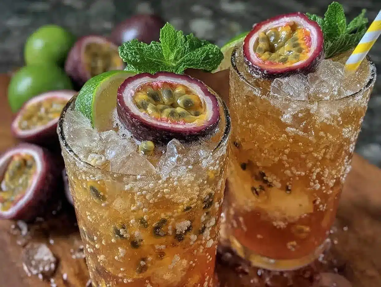 passion fruit iced tea preparation steps