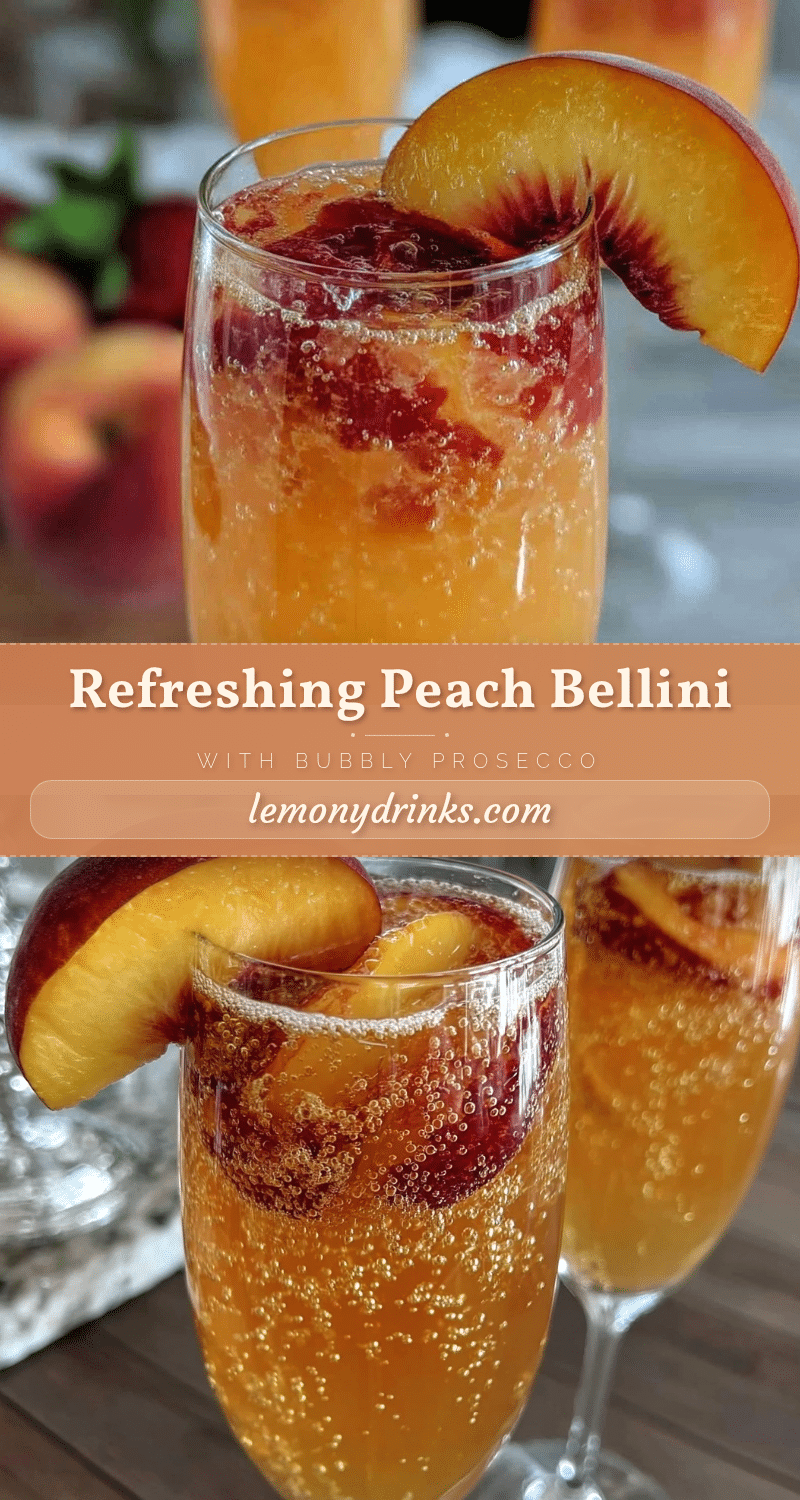 peach bellini cocktail recipe