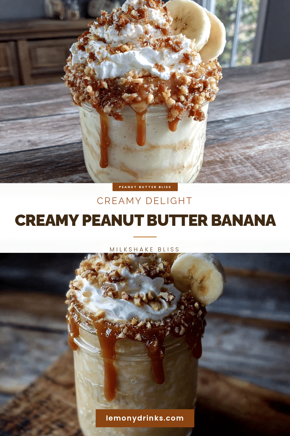 peanut butter banana milkshake recipe