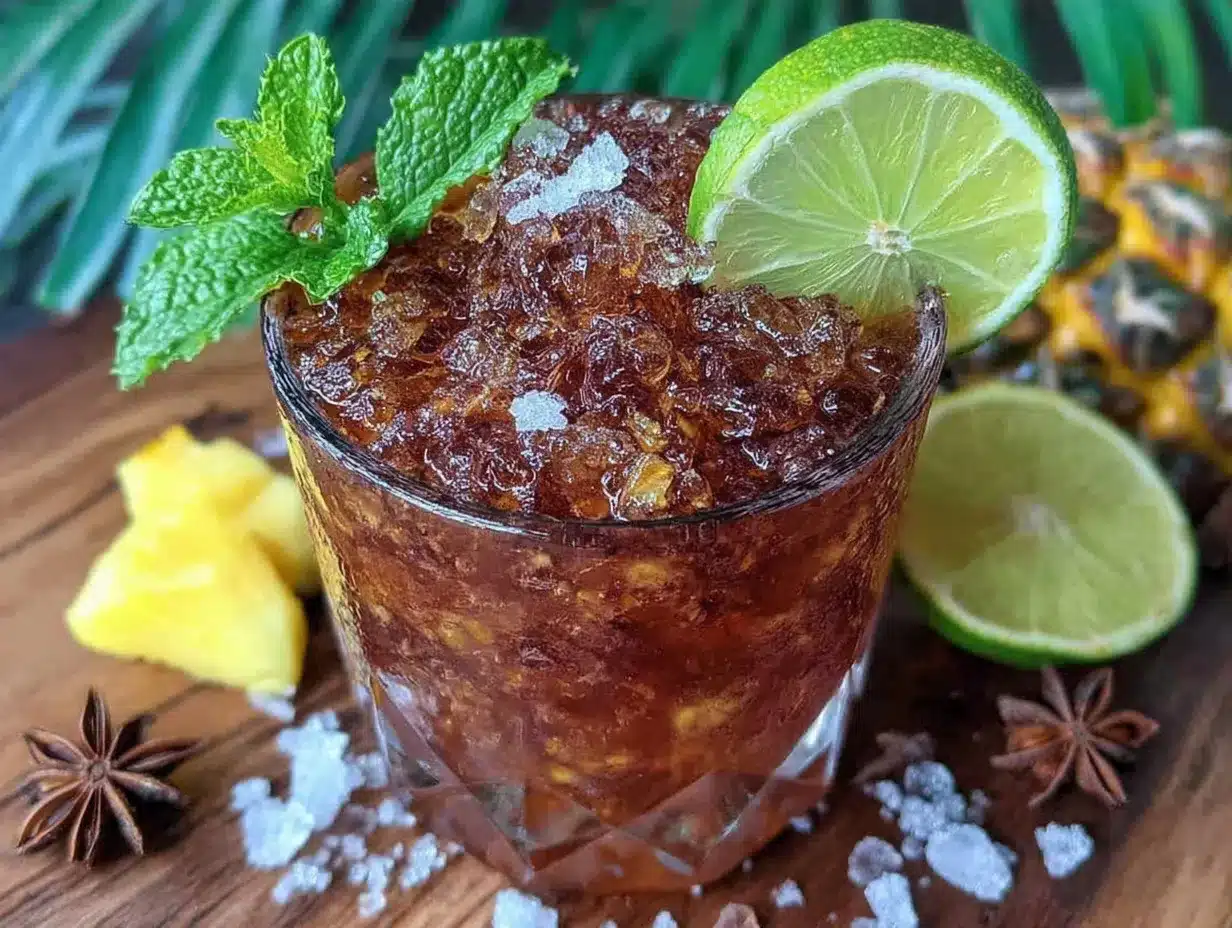 Perfect Mai Tai with Dark Rum preparation steps