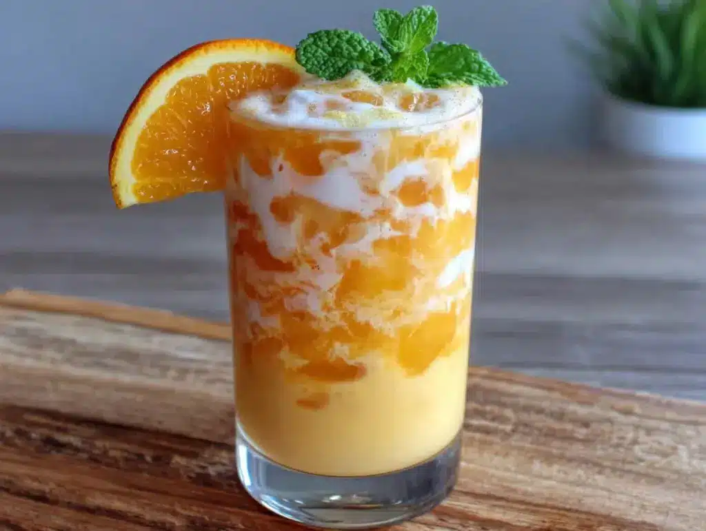 perfect pot of gold layered cocktail - featured image