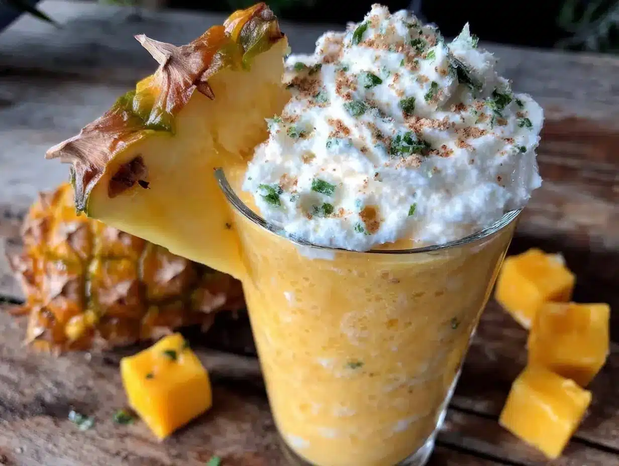 pineapple mango lassi preparation steps