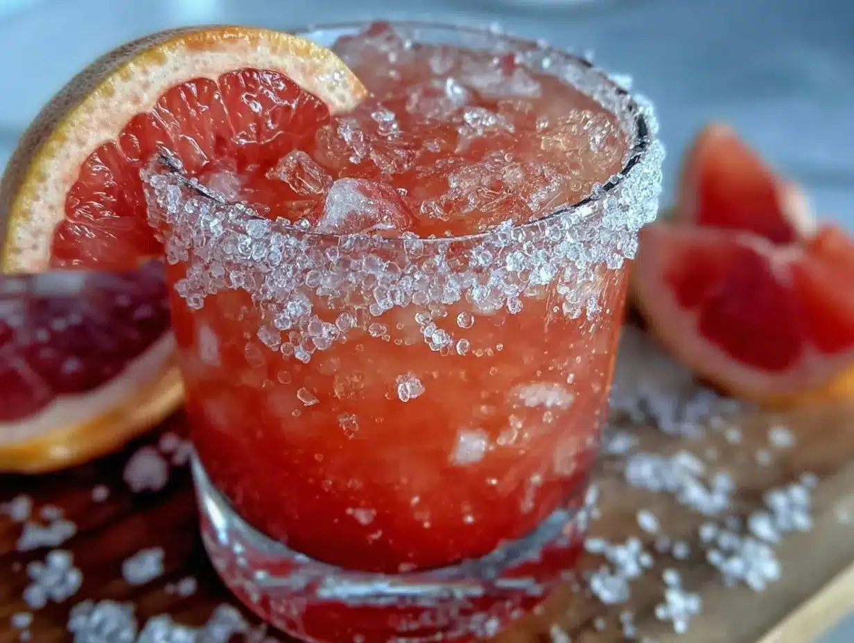 Pink Grapefruit Margarita preparation steps