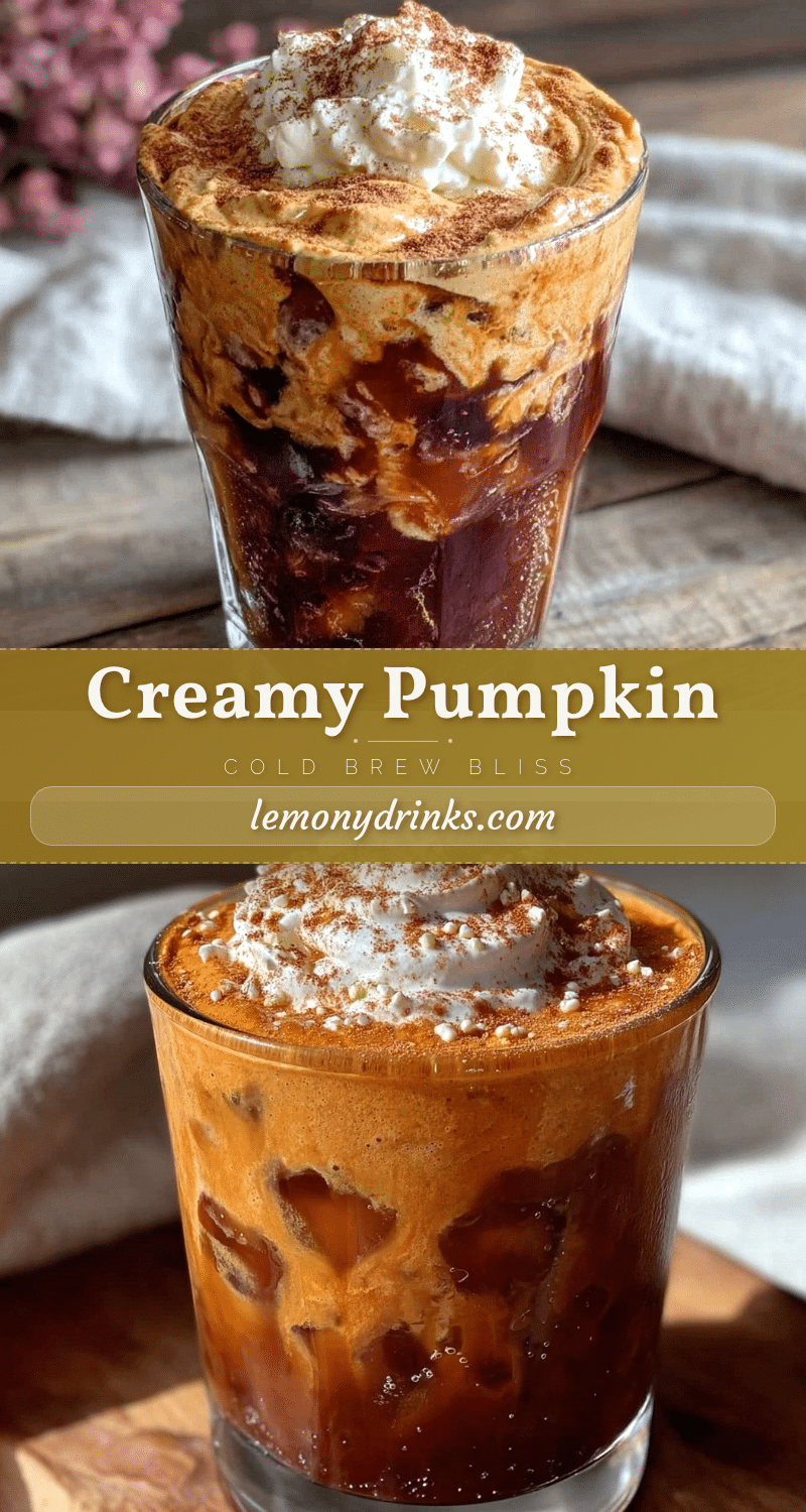 pumpkin cream cold brew recipe