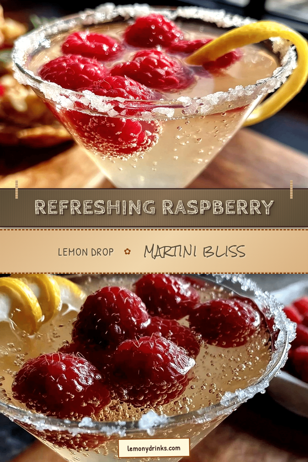 raspberry lemon drop martini recipe