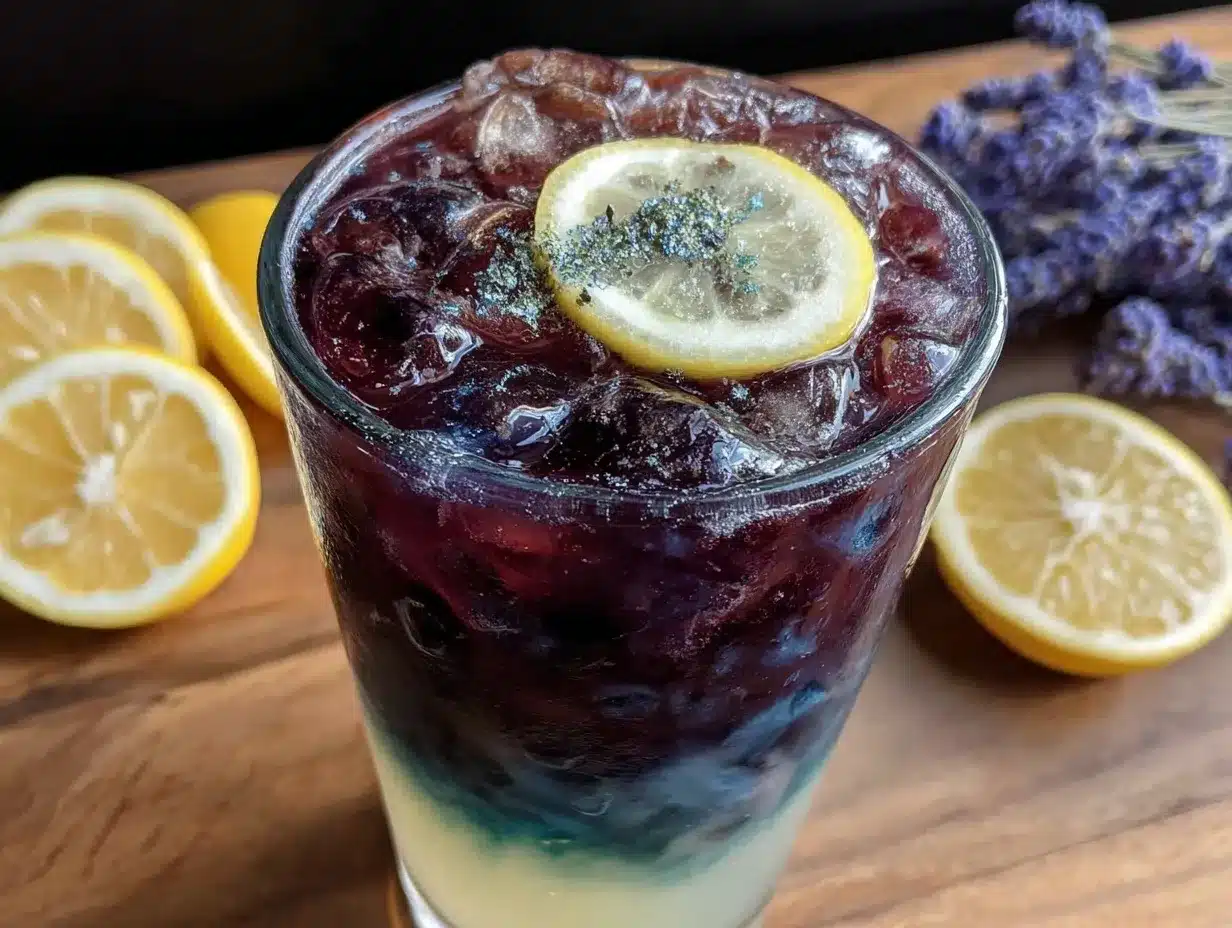 Refreshing Galaxy Lemonade preparation steps