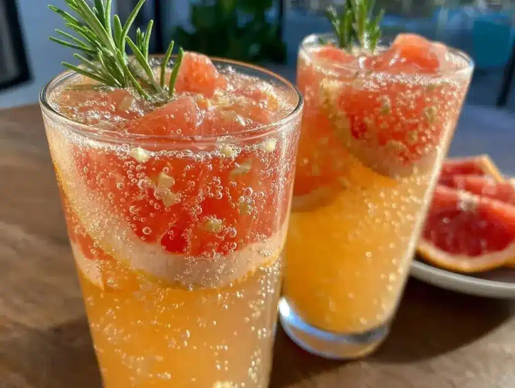 Refreshing Grapefruit Rosemary Spritzer - featured image