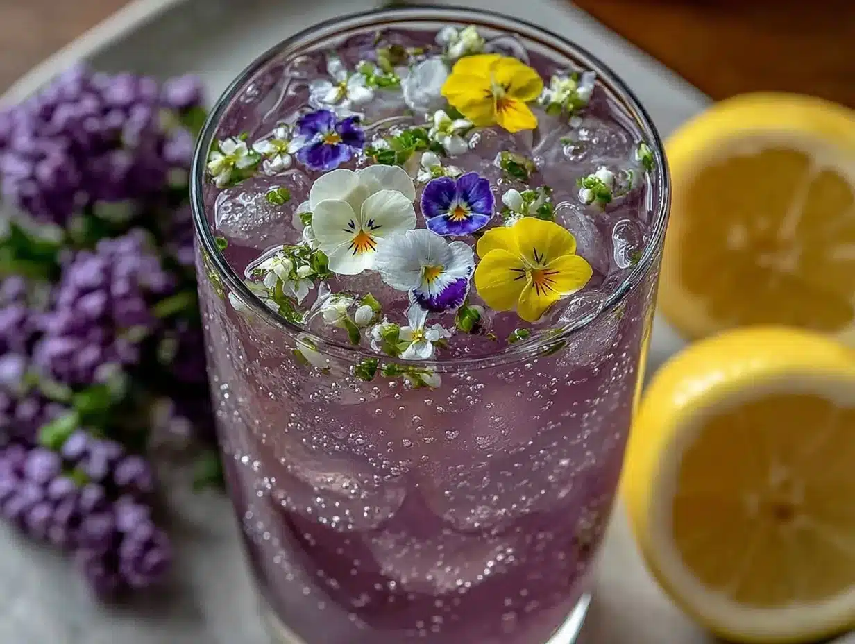 refreshing lilac lemonade preparation steps