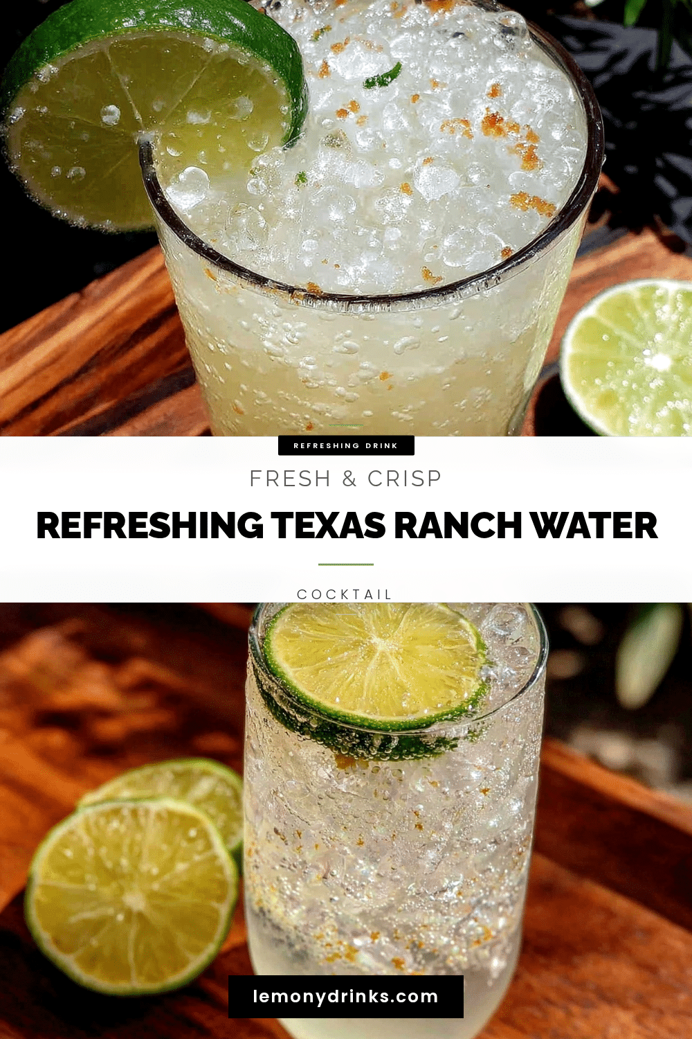 Refreshing Ranch Water Texas Cocktail recipe