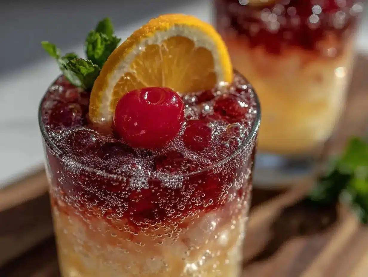 Refreshing Shirley Temple Mocktail preparation steps