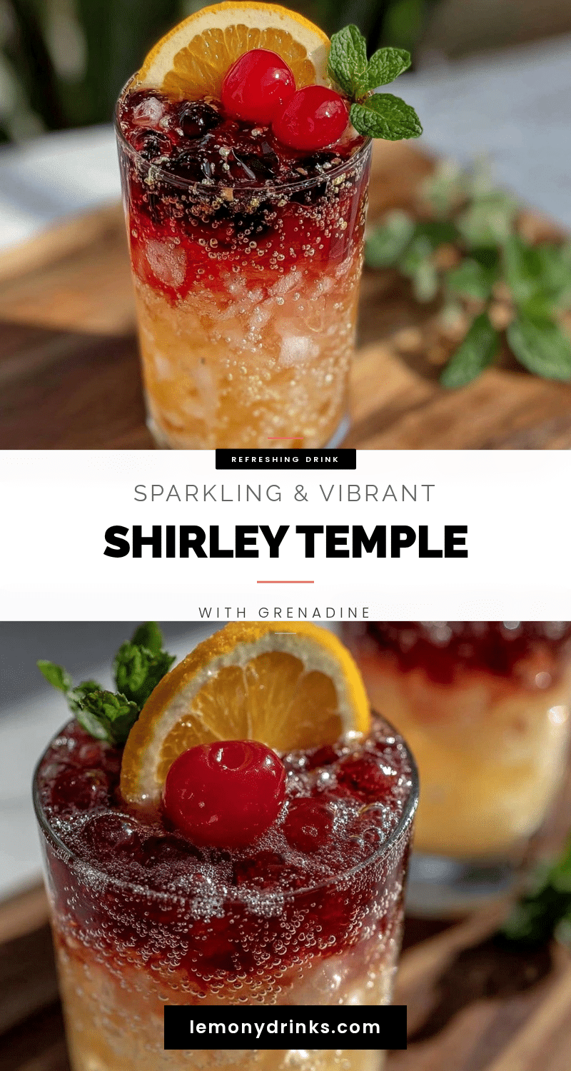 Refreshing Shirley Temple Mocktail recipe