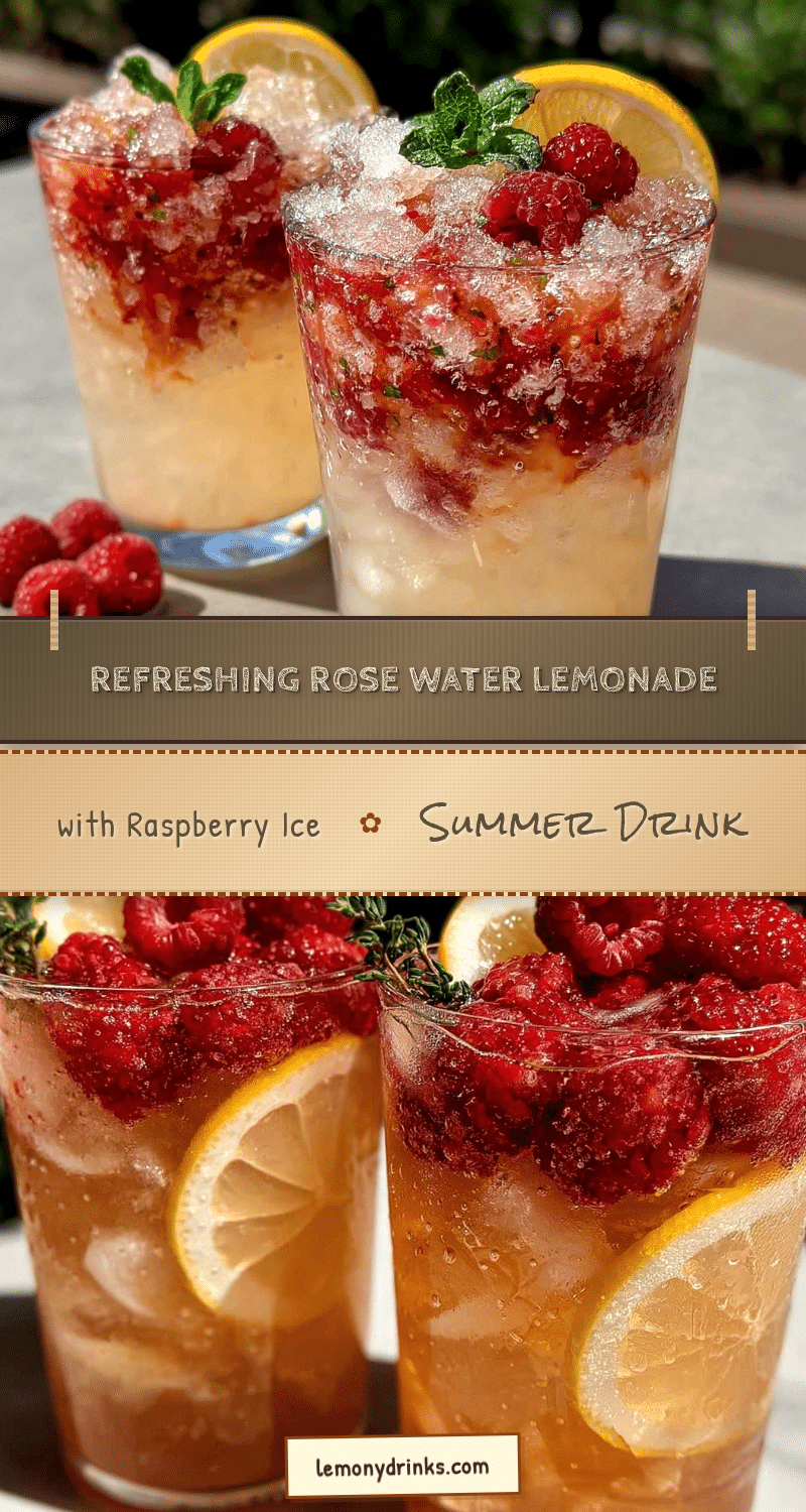 rose water lemonade recipe