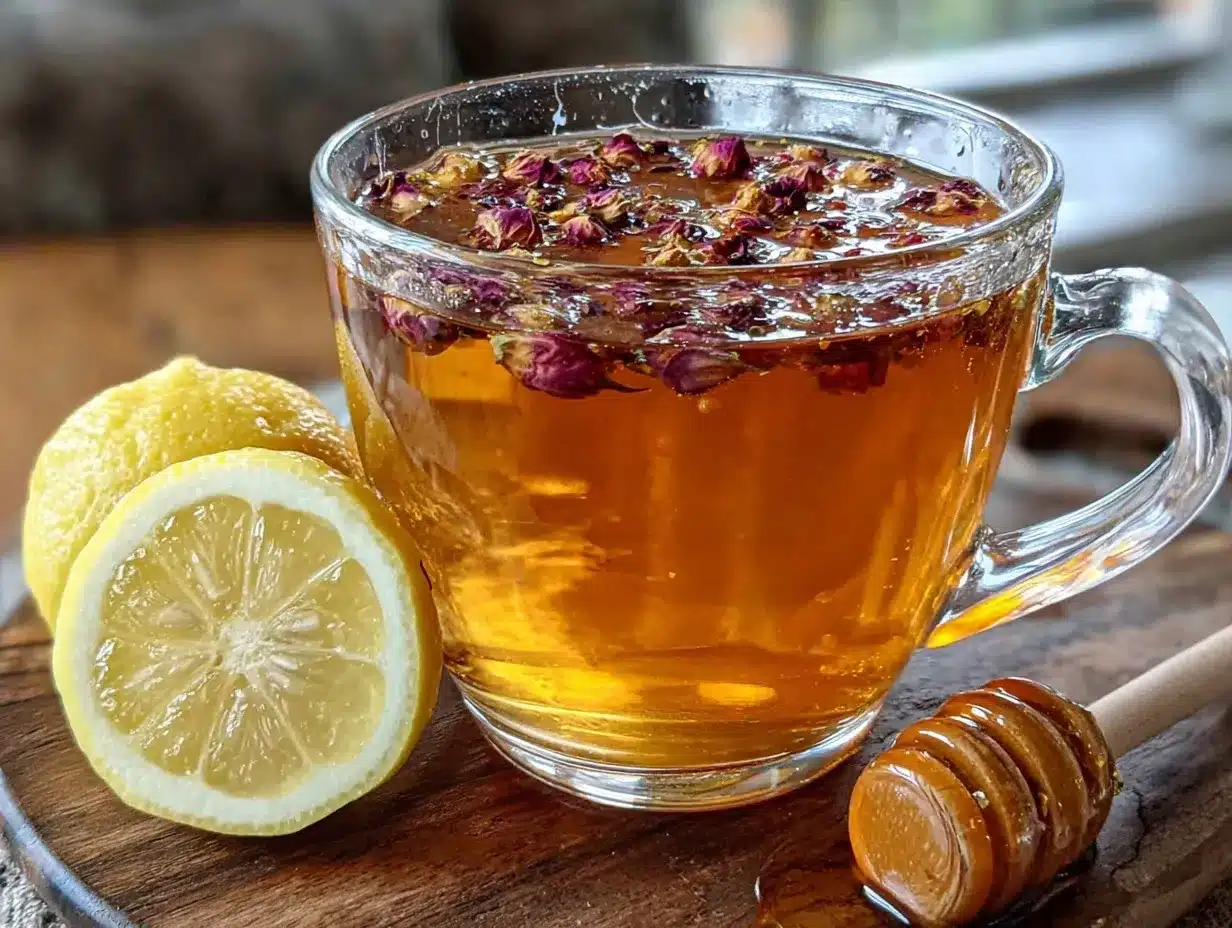 soothing rose hip tea preparation steps
