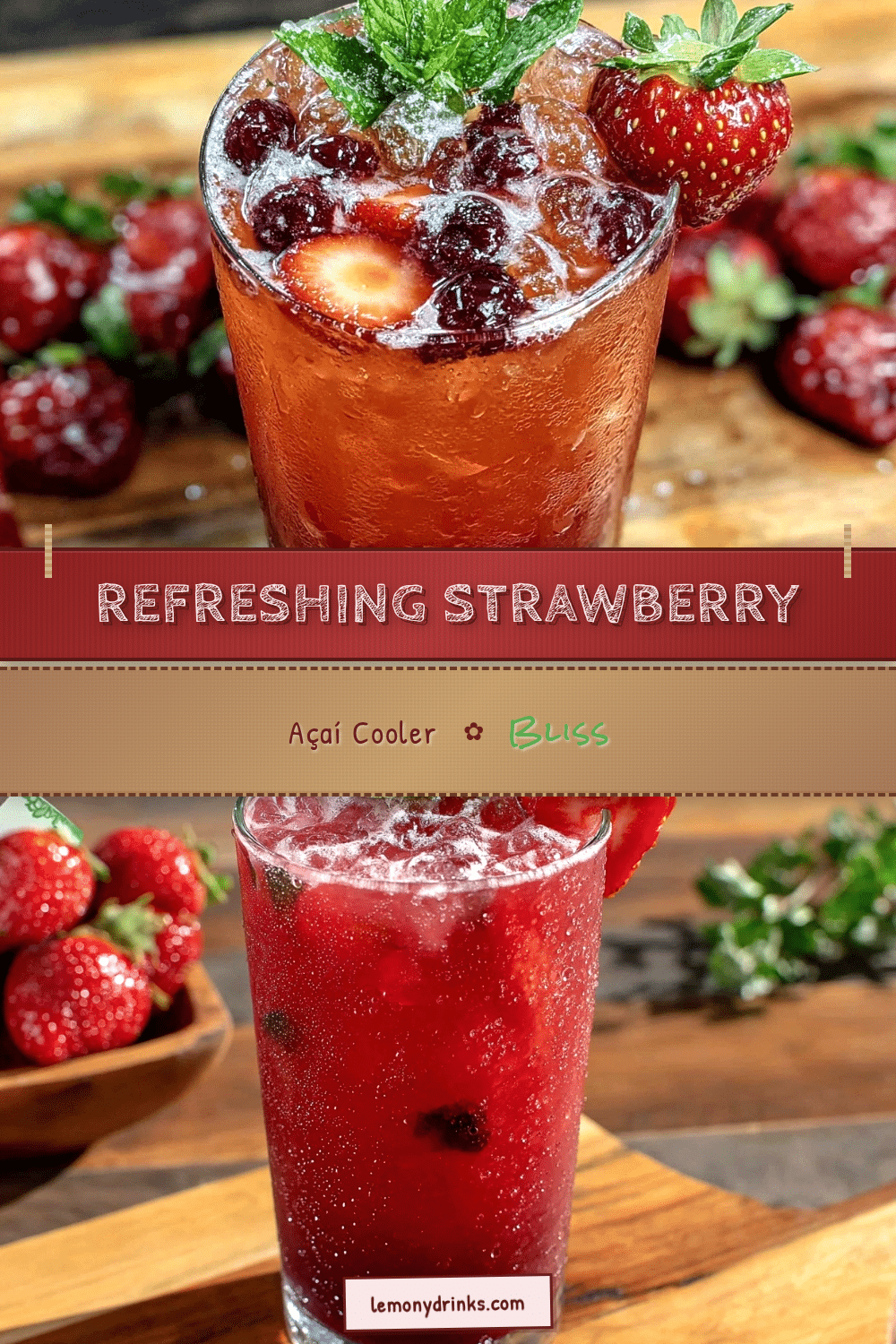 strawberry açaí refresher recipe