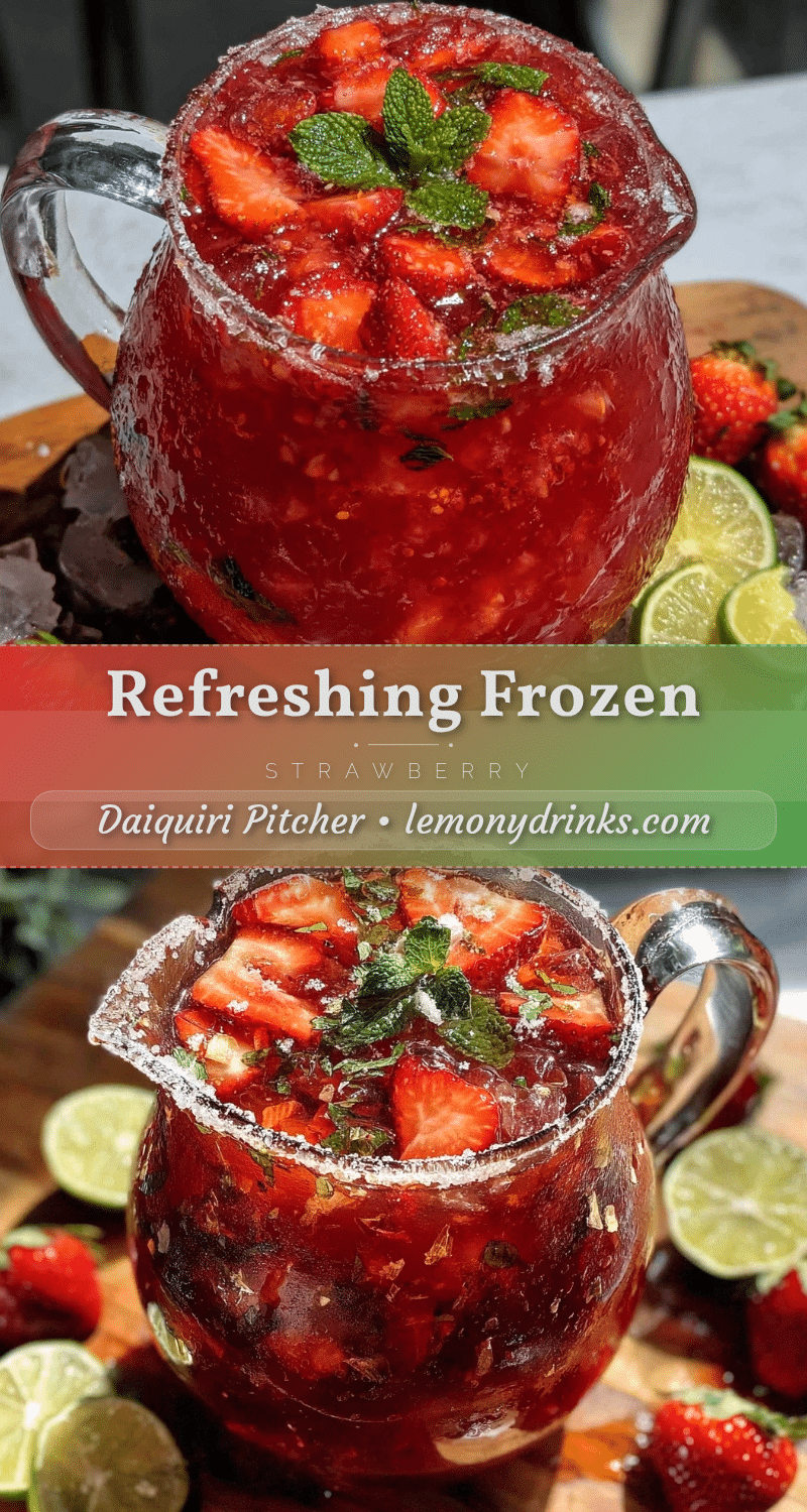 strawberry daiquiri pitcher recipe recipe