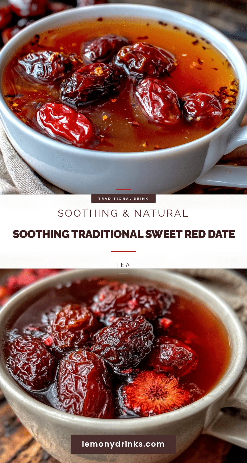 sweet red date tea recipe