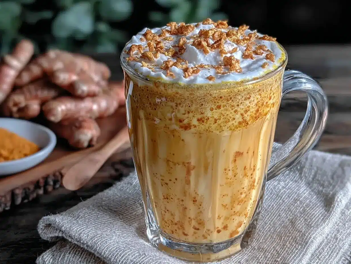 turmeric golden milk latte preparation steps