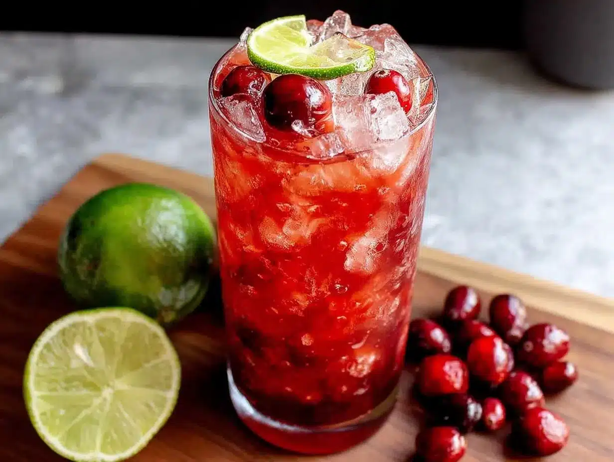 vodka cranberry cocktail recipe preparation steps
