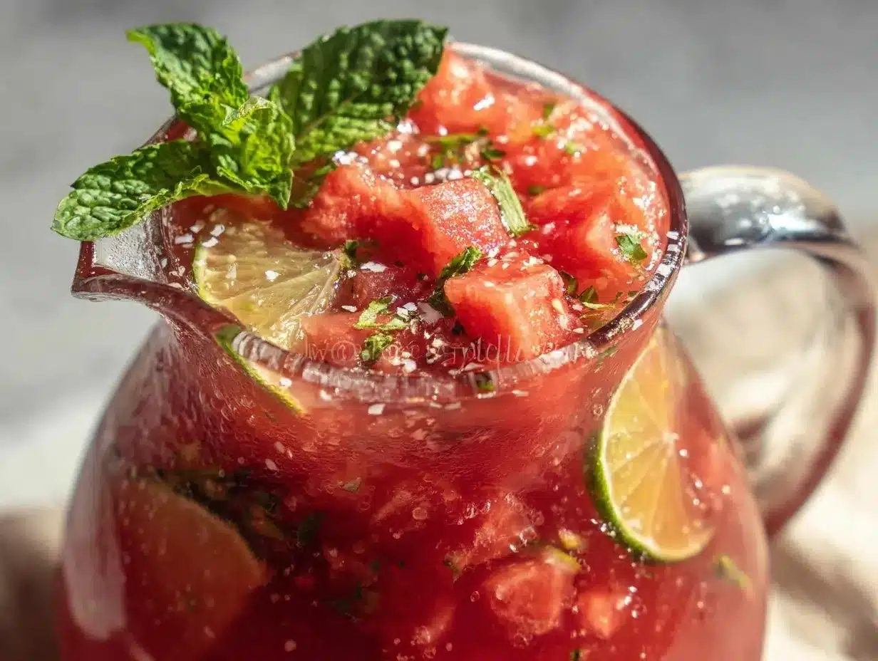 vodka watermelon punch preparation steps