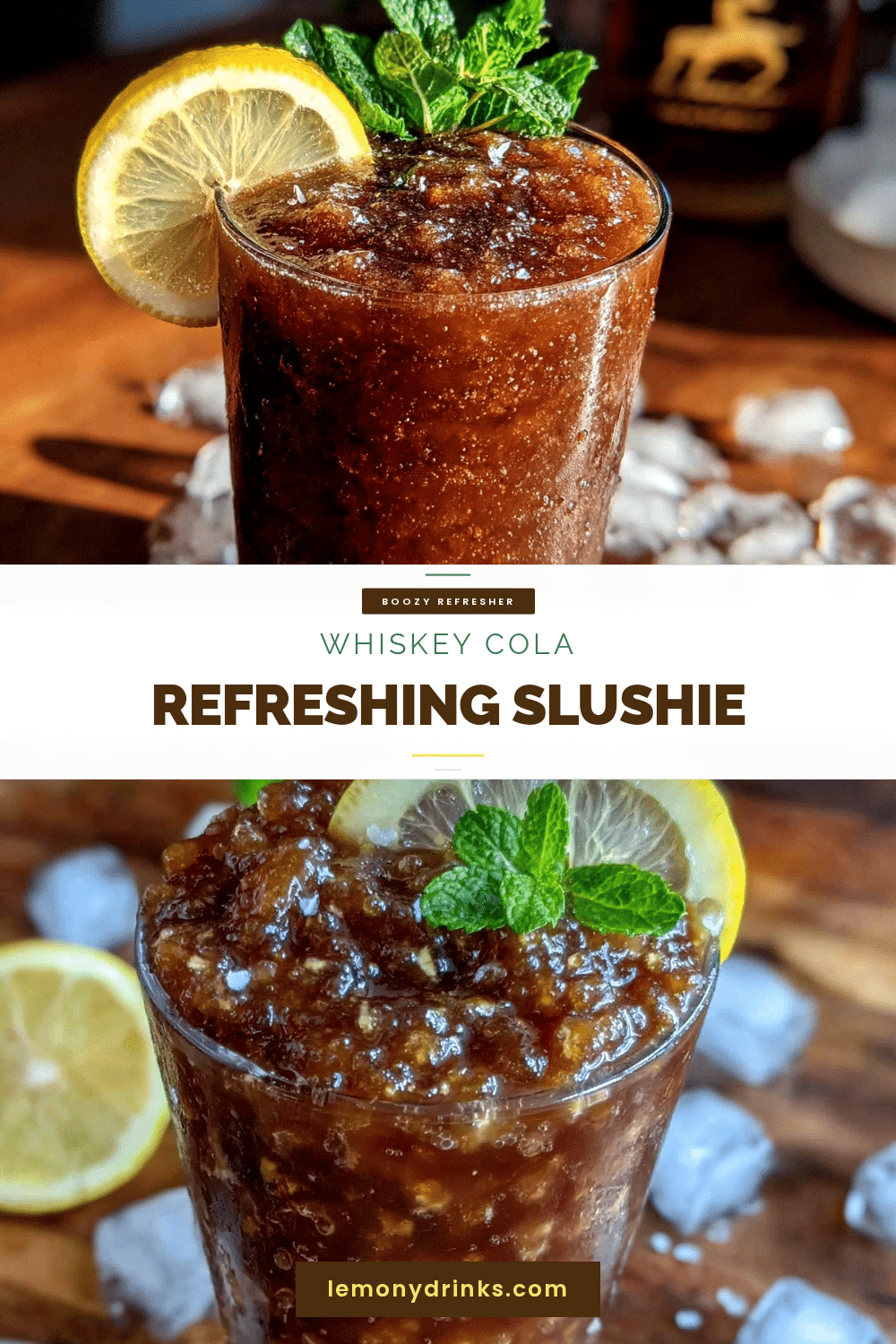 whiskey cola slushie recipe