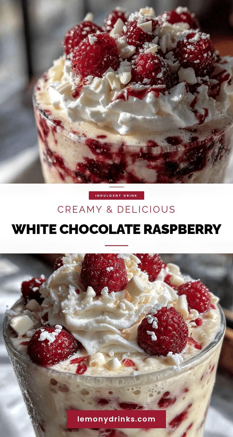 white chocolate raspberry frappé recipe