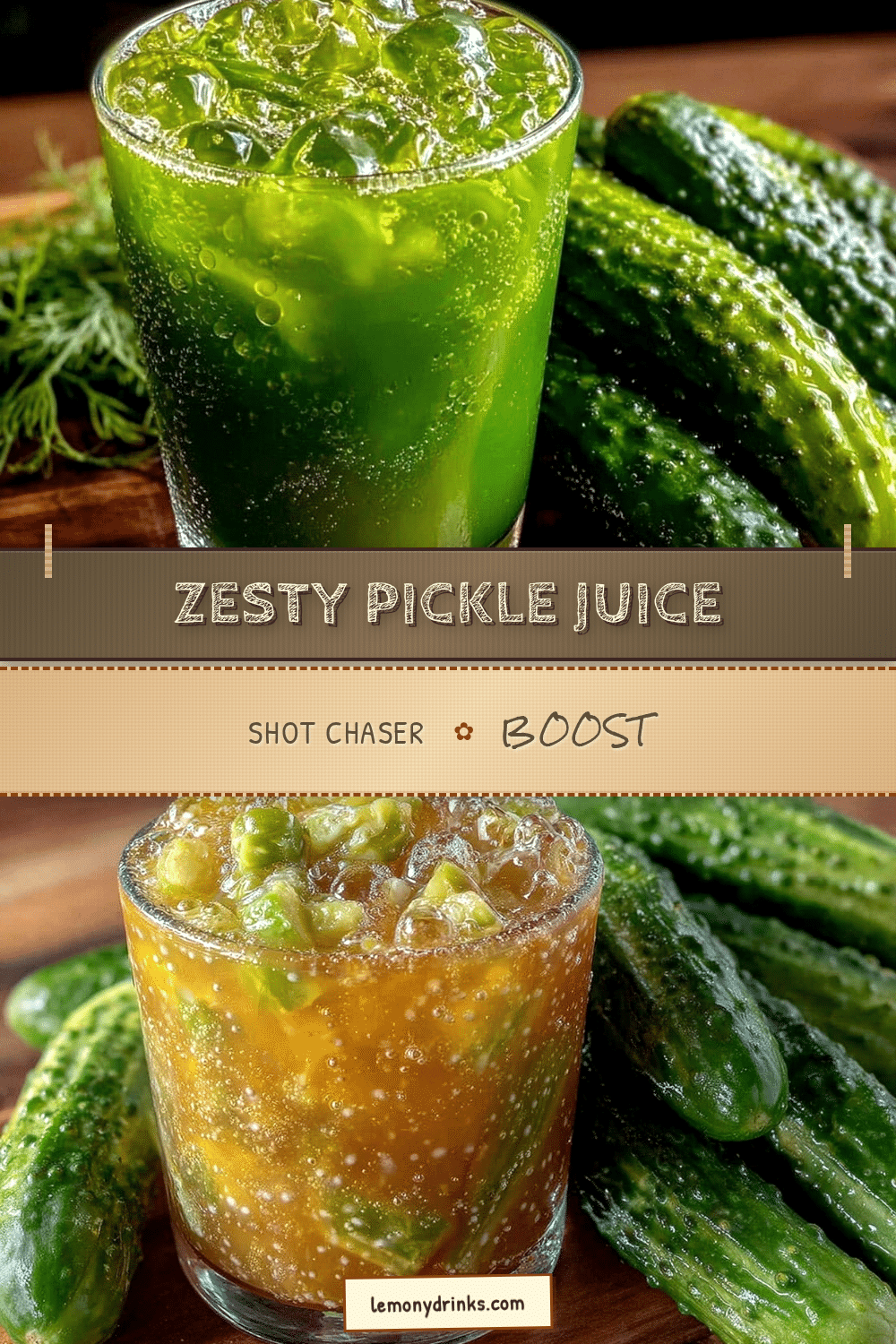 zesty pickle juice shot chaser boost recipe