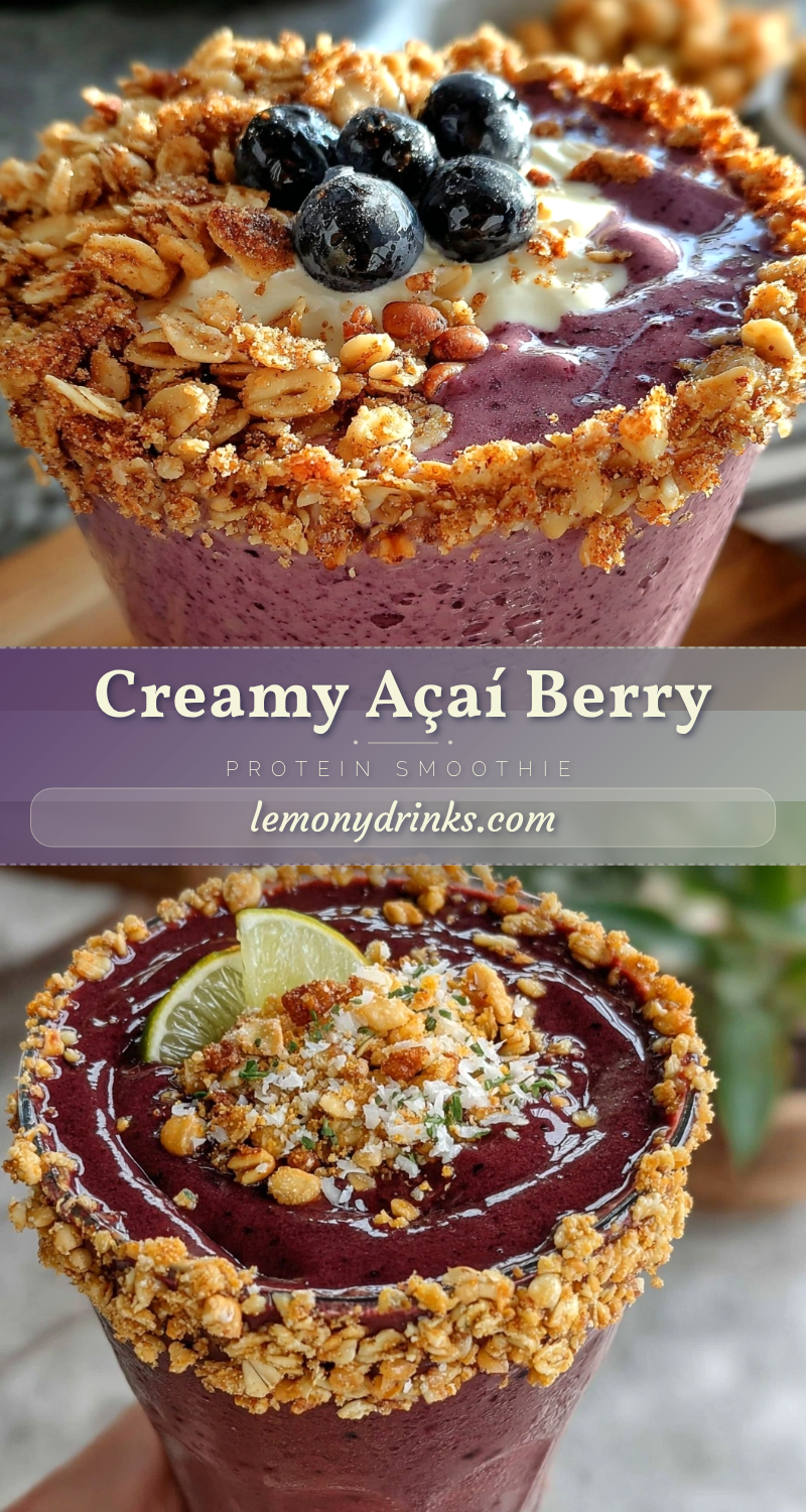 açaí berry protein smoothie recipe