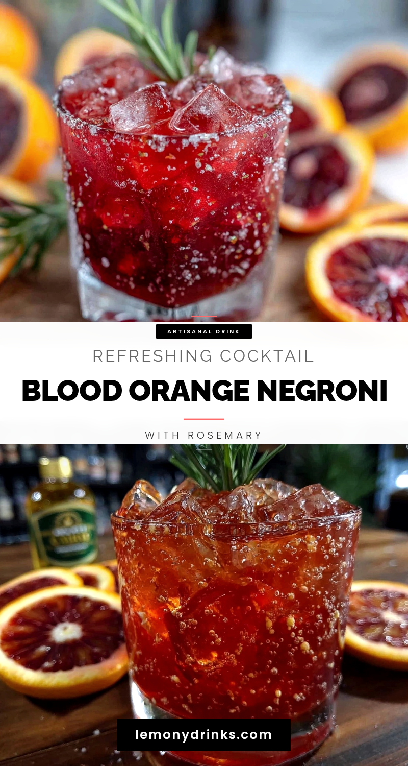 blood orange negroni recipe