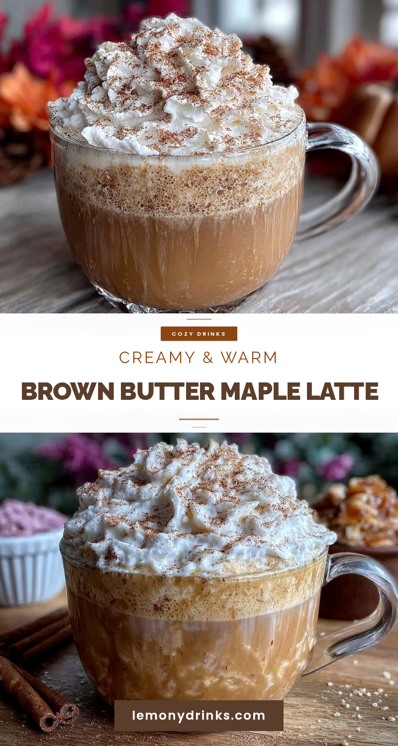 brown butter maple latte recipe