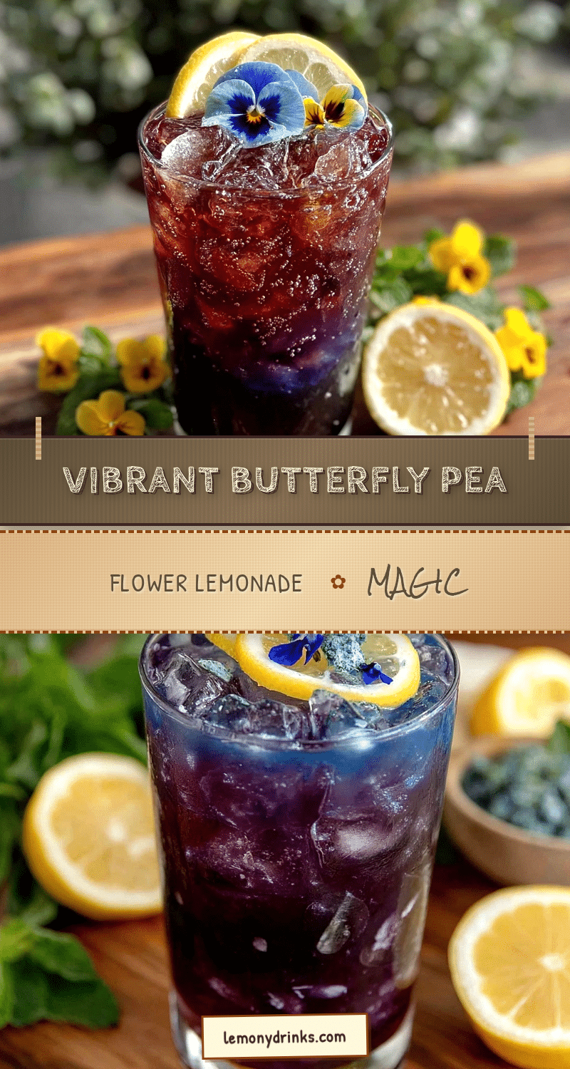 butterfly pea flower lemonade recipe