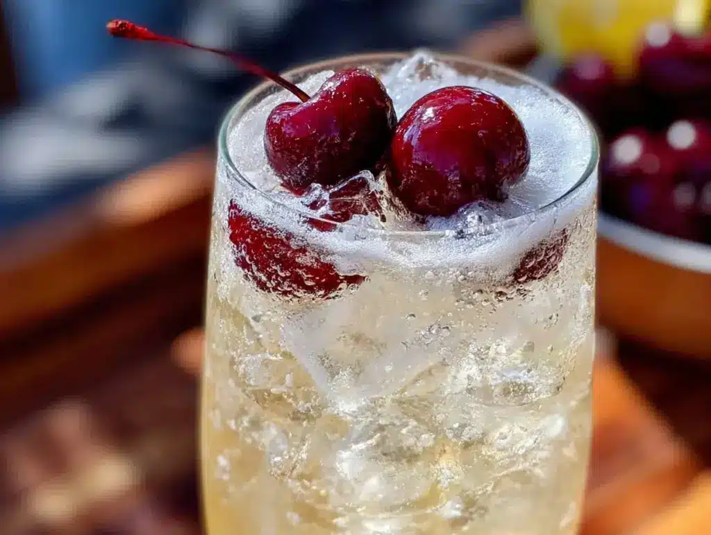 classic retro shirley temple cocktail - featured image
