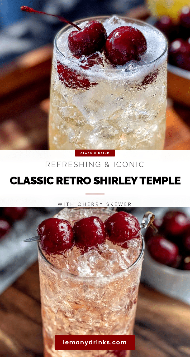 classic retro shirley temple cocktail recipe