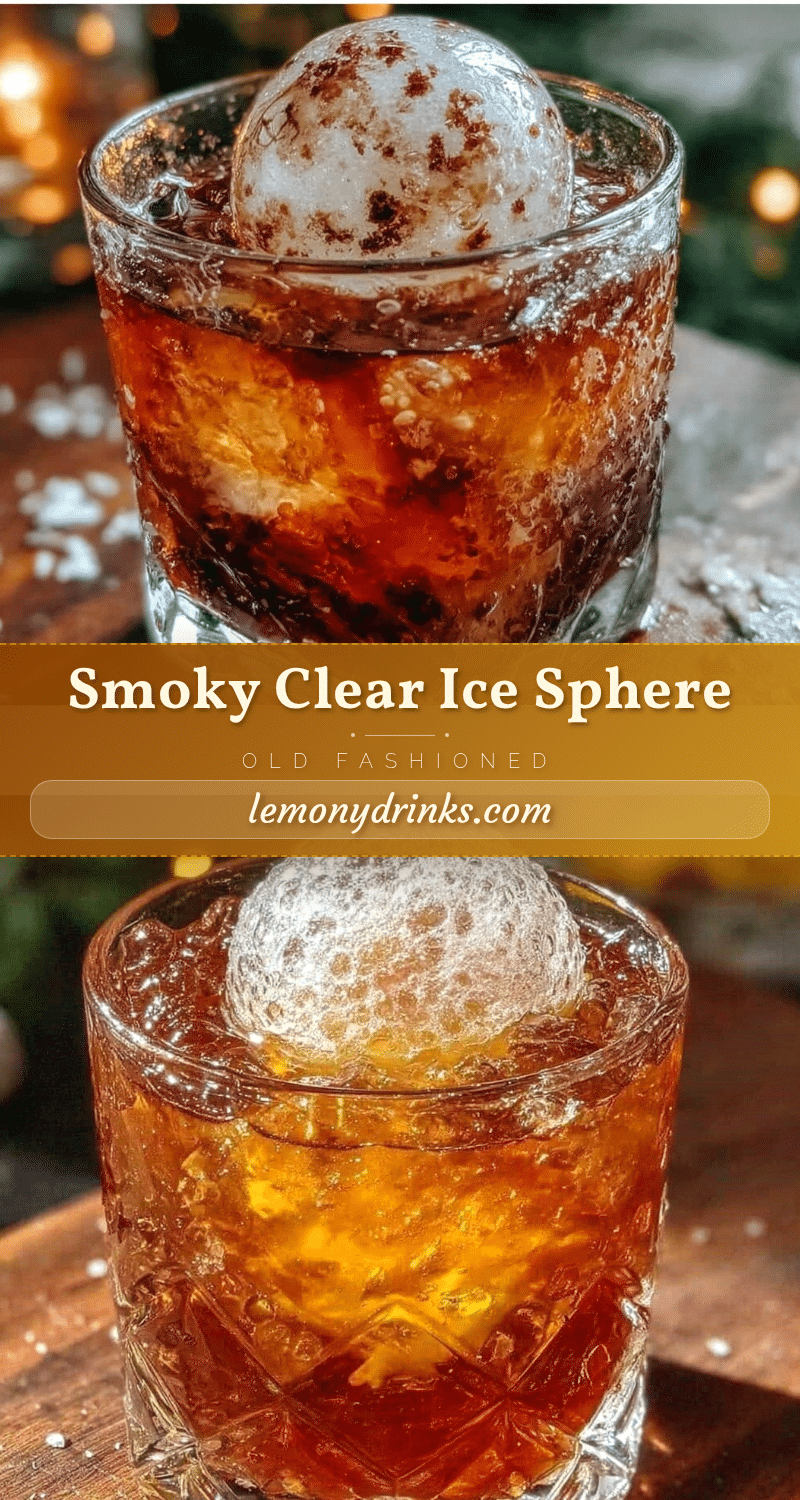 clear ice sphere old fashioned recipe