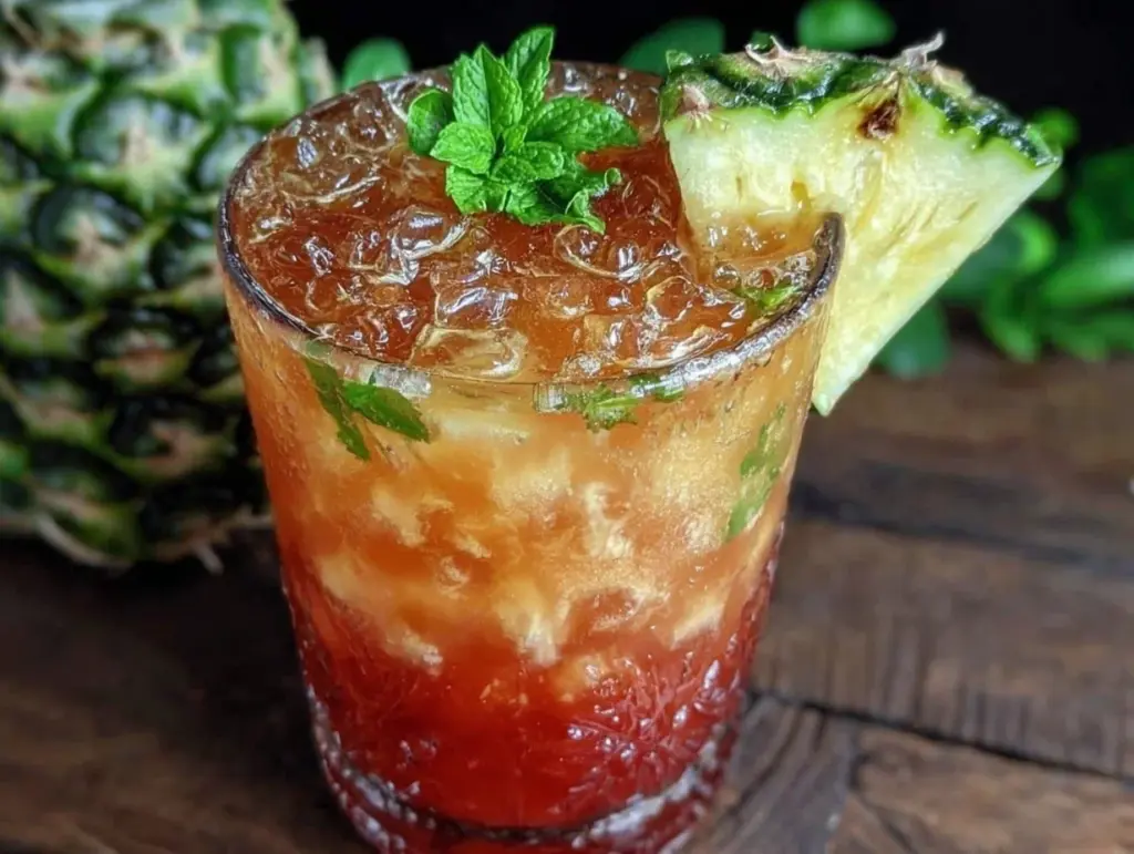 coconut rum punch - featured image