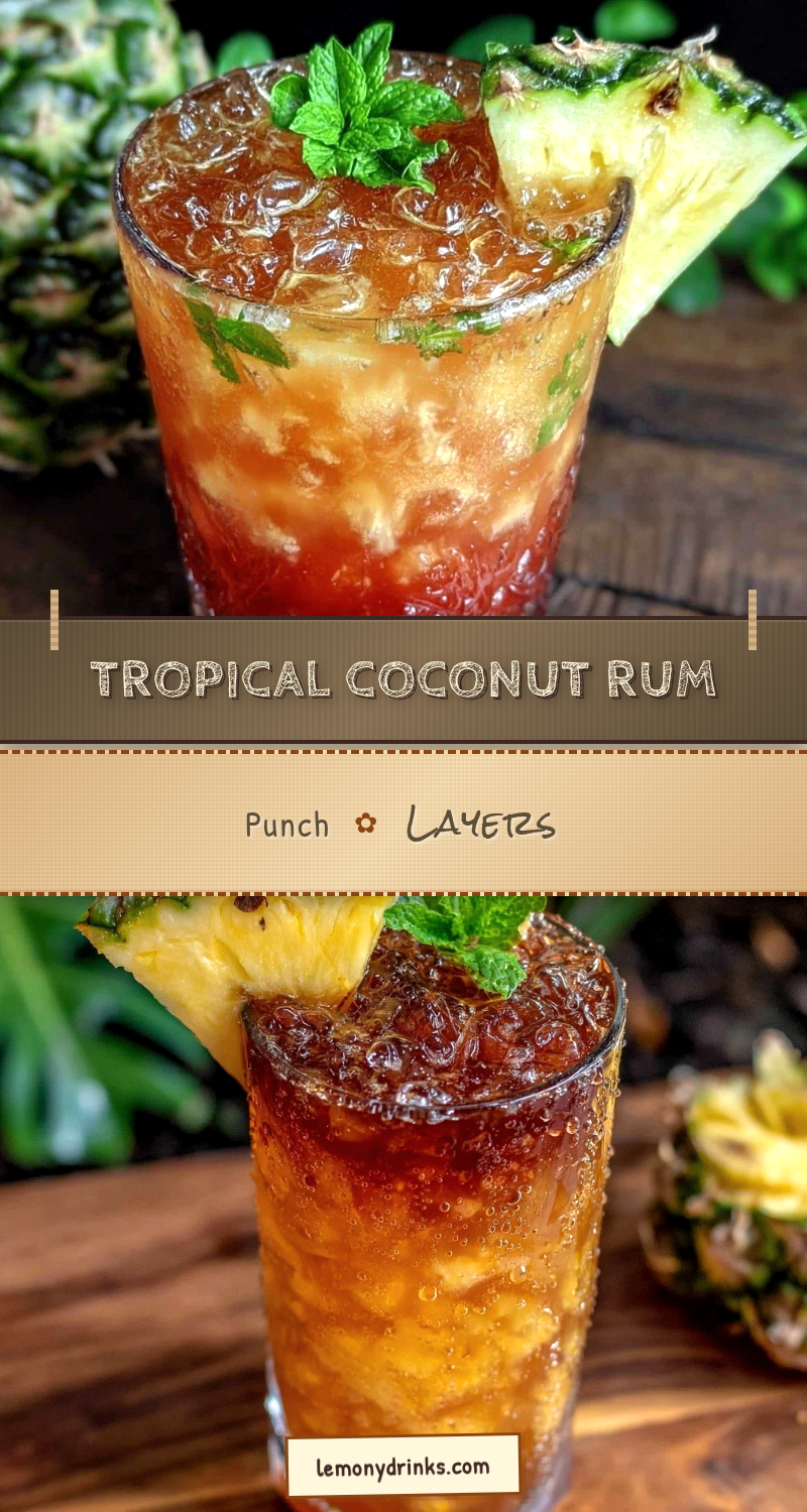coconut rum punch recipe
