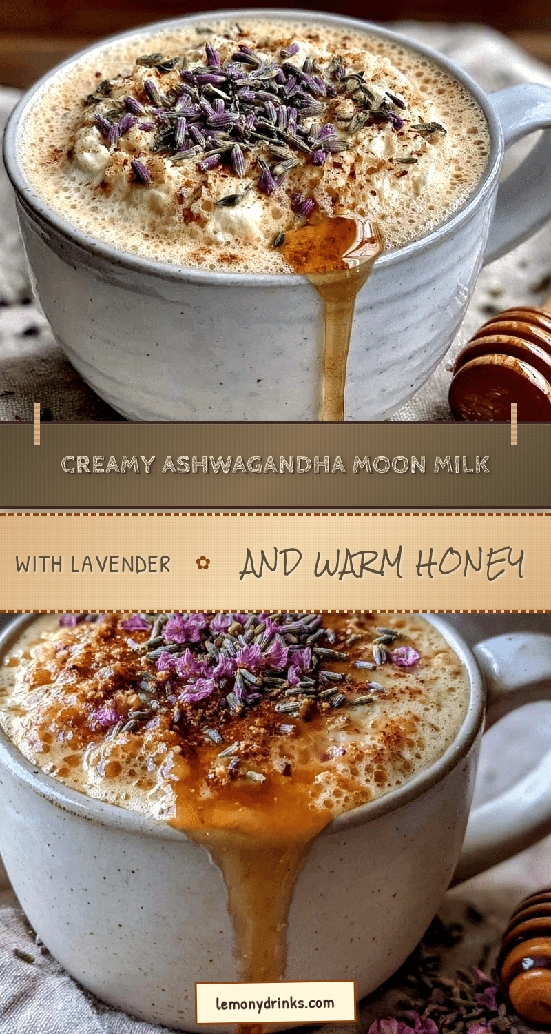 creamy ashwagandha moon milk recipe