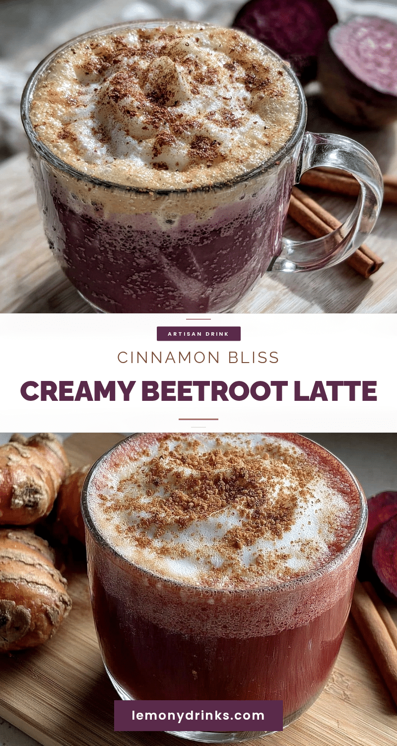 creamy beetroot latte recipe