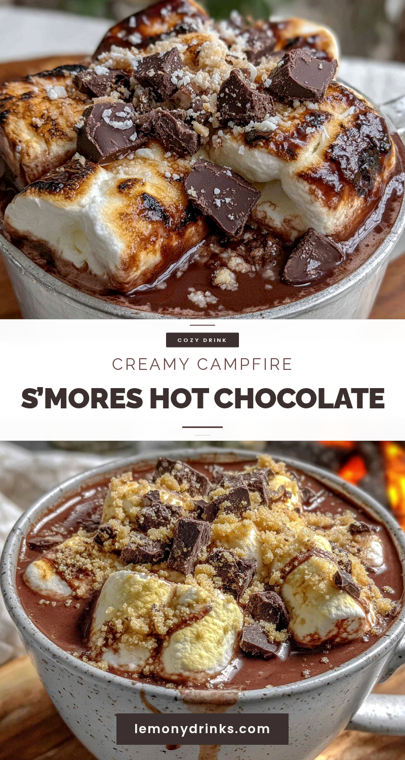 creamy campfire smores hot chocolate recipe